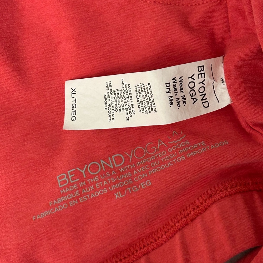 Beyond Yoga Red Wrap-Style Sports Bra - Picture 5 of 5